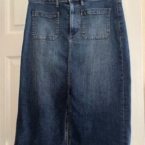 Loft Blue Denim Skirt
